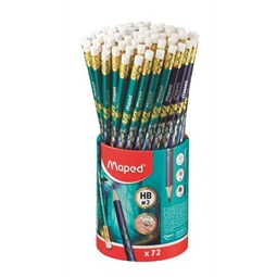 Ceruza MAPED Dragon grafitceruza háromszögletű kialakítással és látványos sárkány mintával, HB, radírral, 1db