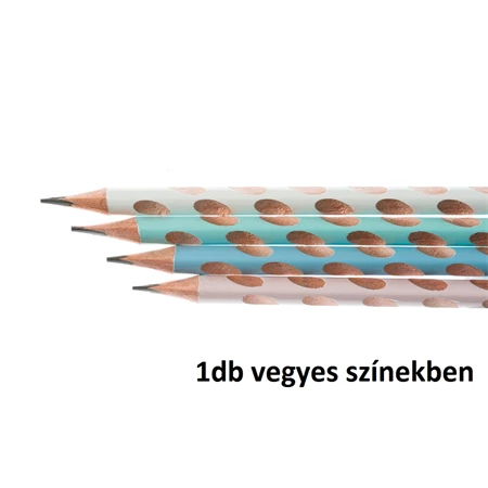 Ceruza NEBULO HB, háromszögletű extra fogáskönnyített 1db.