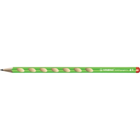 Ceruza STABILO EASYgraph HB zöld, vékony, jobbkezes