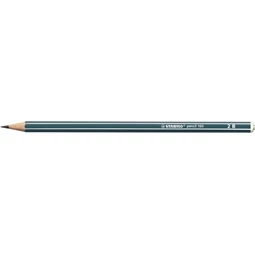 Ceruza STABILO Pencil 160 2B, hatszögletű, olajzöld