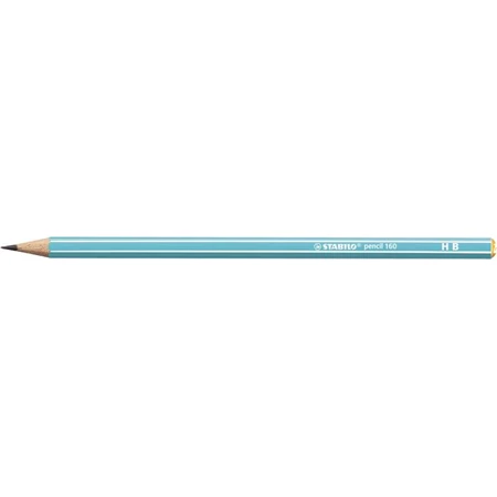 Ceruza STABILO Pencil 160 HB, hatszögletű, kék