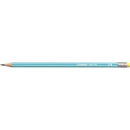 Ceruza STABILO Pencil 160 radírral, 2B, hatszögletű, kék