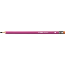 Ceruza STABILO Pencil 160 radírral, HB, hatszögletű, pink