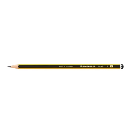 Ceruza STAEDTLER Noris hatszögletű, sárga-fekete testű, B