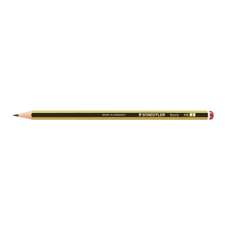 Ceruza STAEDTLER Noris hatszögletű, sárga-fekete testű, HB