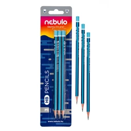 Ceruza készlet NEBULO 3db-os HB, háromszögletű