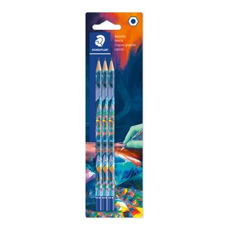Ceruza készlet STAEDTLER 170 BK3-1 Multiverzum 3db HB, hatszögletű