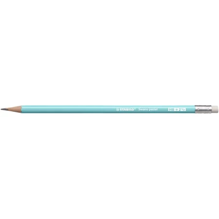 Ceruza radíros STABILO Swano HB pasztel kék színű test