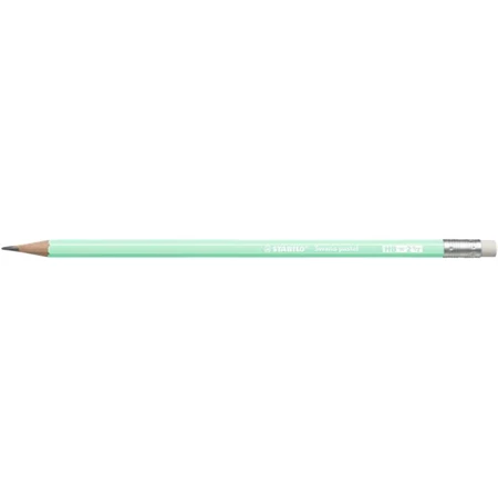 Ceruza radíros STABILO Swano HB pasztel zöld színű test