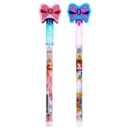 Ceruza tolóbetétes BENSIA masni radírral, hercegnős