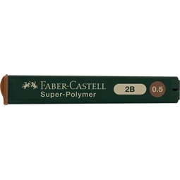 Ceruzahegy Faber-Castell 0,5mm 2B SUPER-POLYMER 12szál/tubus