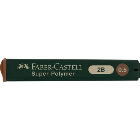 Ceruzahegy Faber-Castell 0,5mm 2B SUPER-POLYMER 12szál/tubus