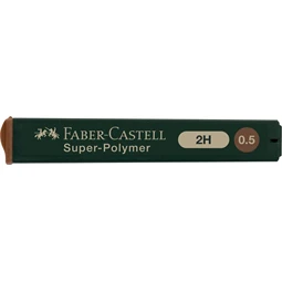 Ceruzahegy Faber-Castell 0,5mm 2H SUPER-POLYMER 12szál/tubus
