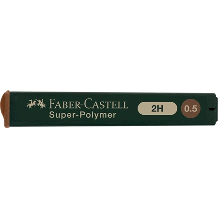 Ceruzahegy Faber-Castell 0,5mm 2H SUPER-POLYMER 12szál/tubus