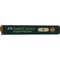 Ceruzahegy Faber-Castell 0,5mm B SUPER-POLYMER 12szál/tubus