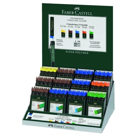 Ceruzahegy Faber-Castell 0,7mm 2H SUPER-POLYMER 12szál/tubus