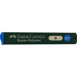 Ceruzahegy Faber-Castell 0,7mm B SUPER-POLYMER 12szál/tubus