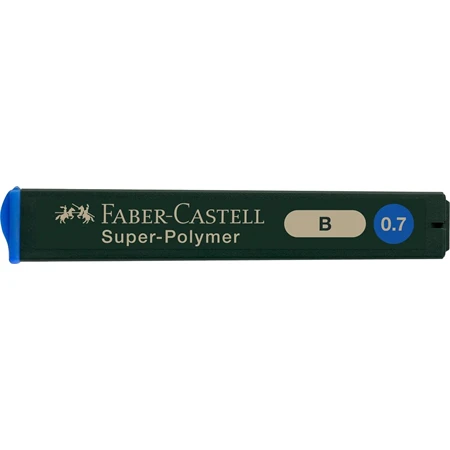 Ceruzahegy Faber-Castell 0,7mm B SUPER-POLYMER 12szál/tubus