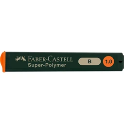 Ceruzahegy Faber-Castell 1,0mm B SUPER-POLYMER 12 szál/tubus