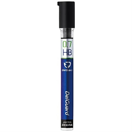 Ceruzahegy ZEBRA DelGuard 0,7 HB 30db/csomag Pencil Leads
