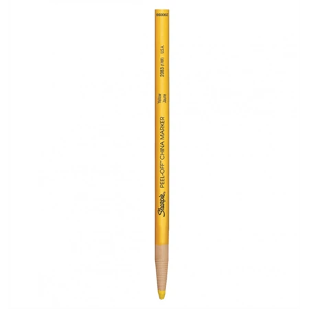 Ceruzamarker Sharpie PEEL-OFF, mindenre író, sárga