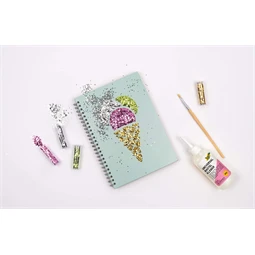 Csillám készlet 10db/csomag pehely, 90gr vegyes színek