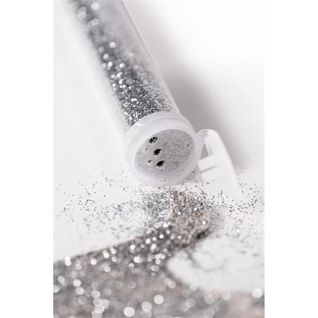 Csillám készlet 5db/csomag 5x7gr csillagpor Bio 7 gr. csillámpor2 arany, 2 ezüst, 1 irrizáló fehér, biológiailag lebomló