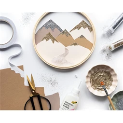 Csillám készlet 5db/csomag 5x7gr csillagpor Bio 7 gr. csillámpor2 arany, 2 ezüst, 1 irrizáló fehér, biológiailag lebomló