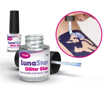 Csillám tetoválás ragasztó 5ml Luna Star
