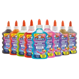 Csillámos ragasztó 177ml ELMERS ezüst