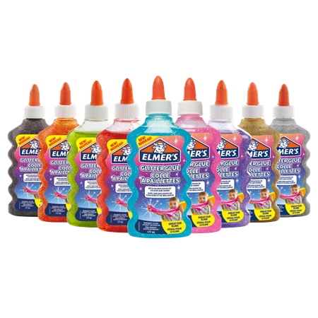 Csillámos ragasztó 177ml ELMERS ezüst