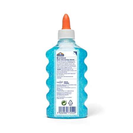 Csillámos ragasztó 177ml ELMERS kék SLIME