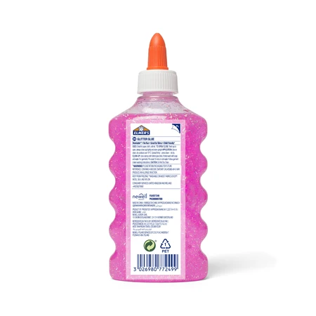Csillámos ragasztó 177ml ELMERS rózsaszín