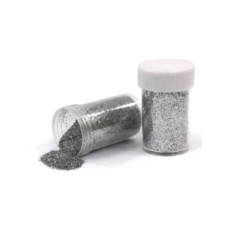 Csillámpor 15gr. ezüst