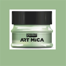 Csillámpor Art Mica üveggyantához 9g, aranyzöld