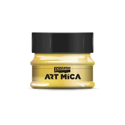 Csillámpor Art Mica üveggyantához 9g, csillogó arany PENTART