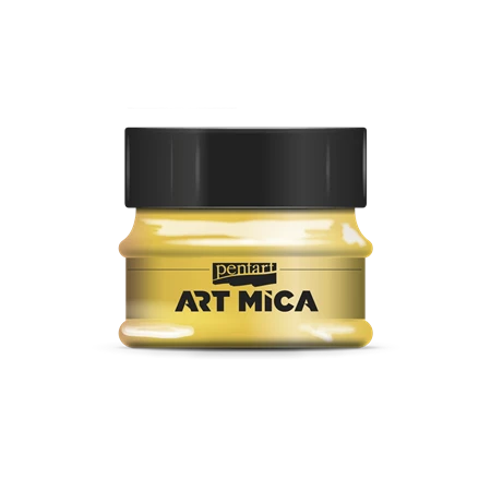 Csillámpor Art Mica üveggyantához 9g, csillogó arany PENTART