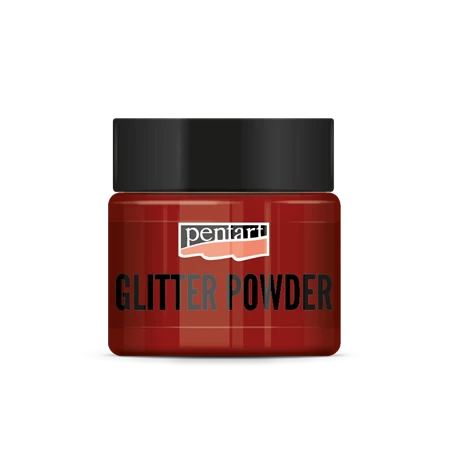 Csillámpor PENTART 19g piros