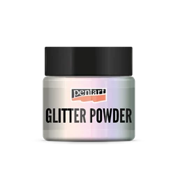Csillámpor PENTART 19g szivárvány-fehér