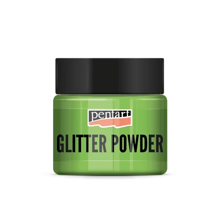 Csillámpor PENTART 19g világoszöld