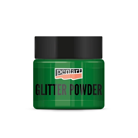 Csillámpor PENTART 19g zöld