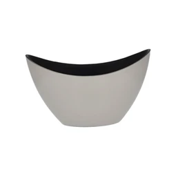 Kaspó Csónak alakú S műanyag 20x12x9cm szürke