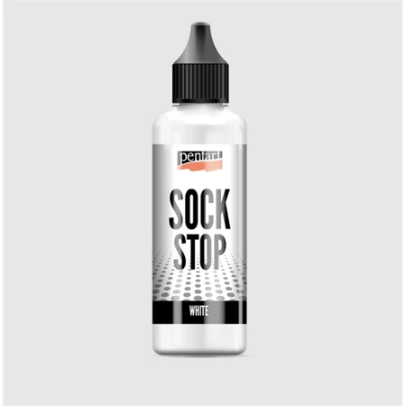 Csúszásgátló festék zoknira PENTART 80ml fehér