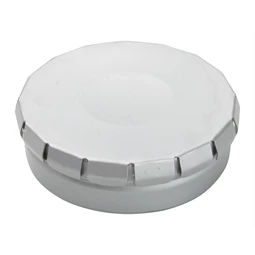 Cukorkák kerek fém dobozban 45x15mm-es dobozban, kb. 12gr mentás cukor