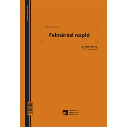 D.7570-104/V Felmérési napló Nyomell