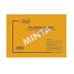 DE.480/A Felvásárlási jegy 50x3 A/5