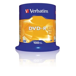 DVD-R Verbatim, AZO, 4,7GB, 16X, 100db hengeren