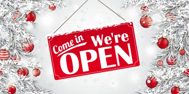 Decemberi nyitva tartás