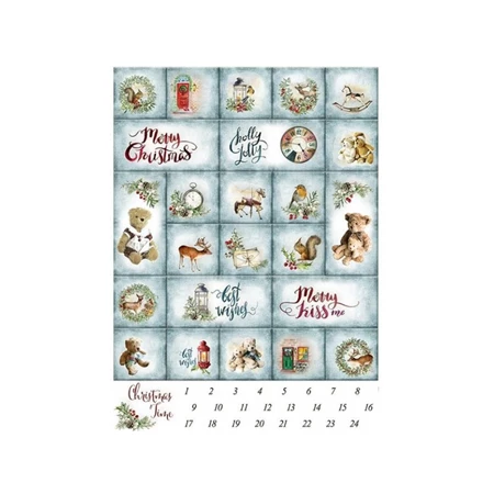 Decoupage rizspapír A/4 Advent