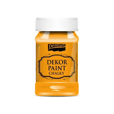 Dekor élénk krétafesték PENTART 100ml narancs